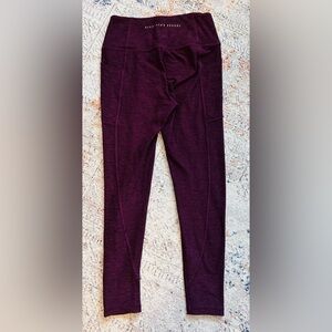 Victoria's Secret Pocket Sides Leggings in Plum size 4